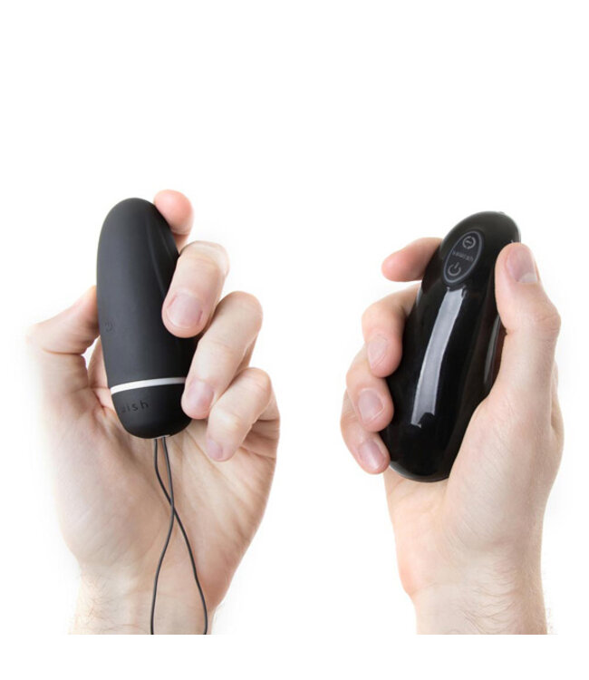 B Swish - bnaughty Deluxe Unleashed Vibrerende Bullet Zwart