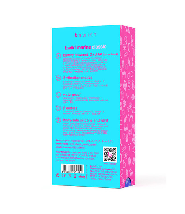 B Swish - bwild Classic Marine Rabbit Vibrator Kersrood