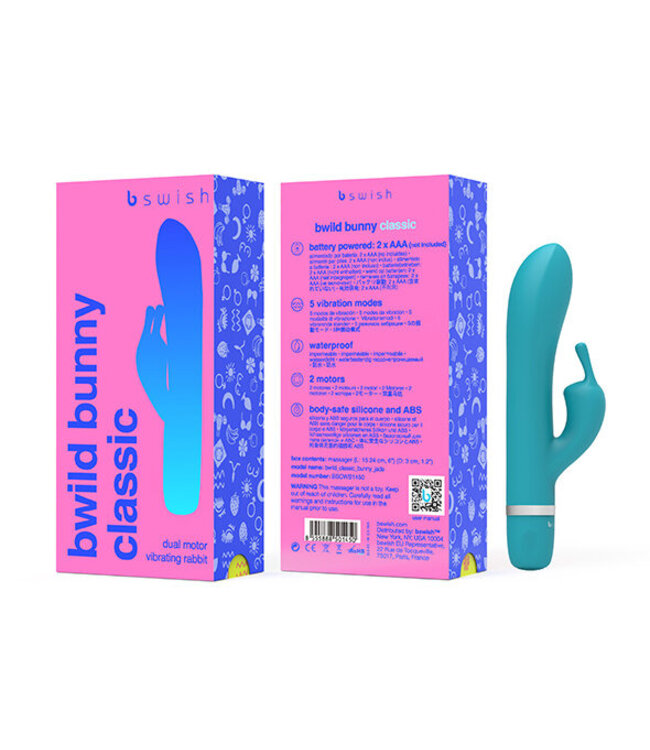 B Swish - bwild Classic Bunny Rabbit Vibrator Jade
