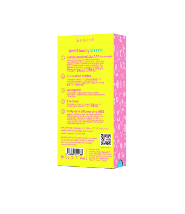 B Swish - bwild Classic Bunny Rabbit Vibrator Roze