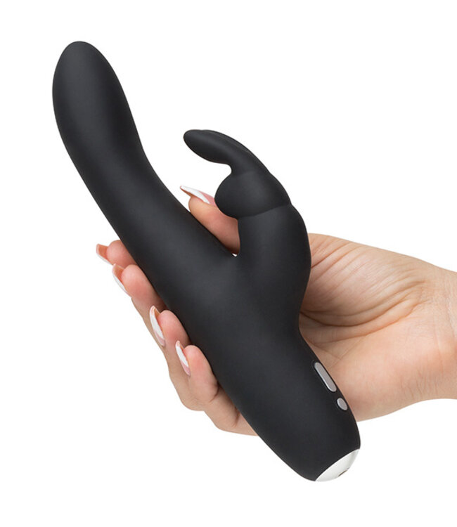 Fifty Shades of Grey - Greedy Girl Oplaadbare Slimline Rabbit Vibrator