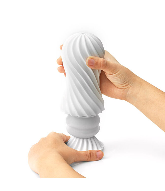 Tenga - Flex Masturbatie Sleeve Rocky Zwart