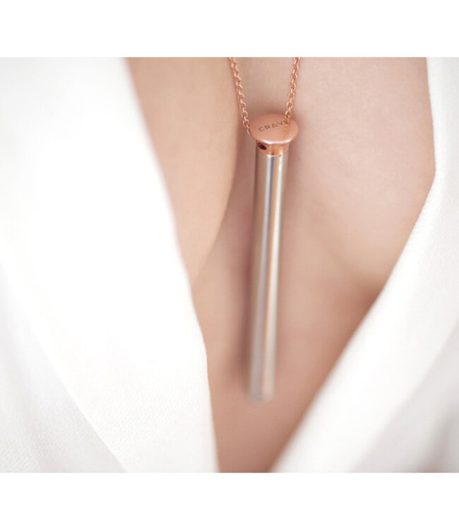 Crave - Vesper Vibrator Ketting Rose Goud