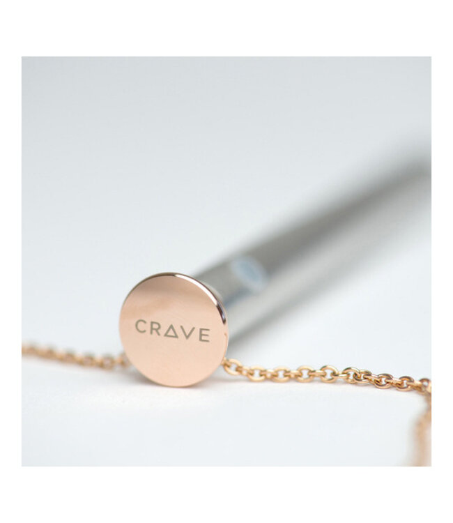 Crave - Vesper Vibrator Ketting Rose Goud