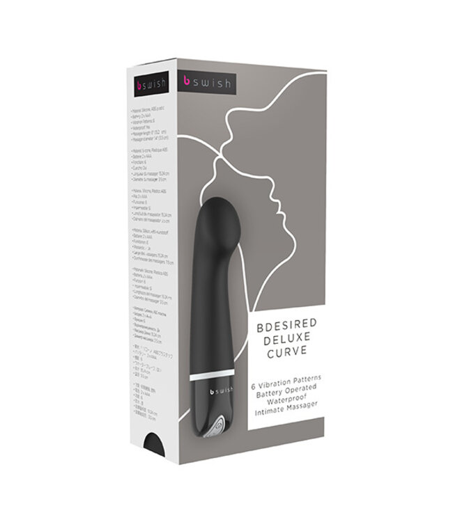 B Swish - bdesired Deluxe Curve Vibrator Zwart