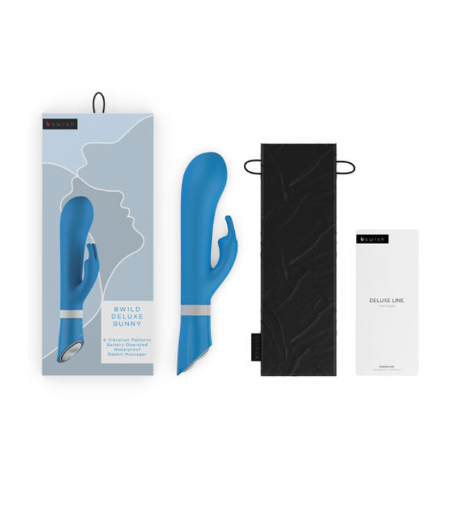 B Swish - bwild Deluxe Bunny Rabbit Vibrator Blauw