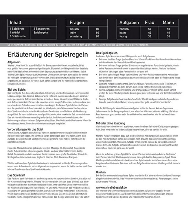 Wahre Liebe Spiel (DE)