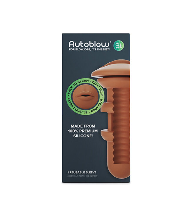 Autoblow - A.I. Silicone Mouth Sleeve Bruin