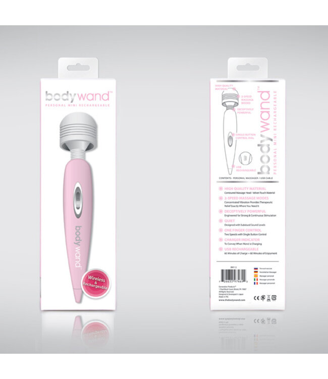 Bodywand - Oplaadbare USB Wand Massager Roze