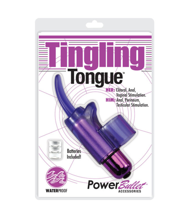 PowerBullet - Tingling Tongue Vibrator Paars
