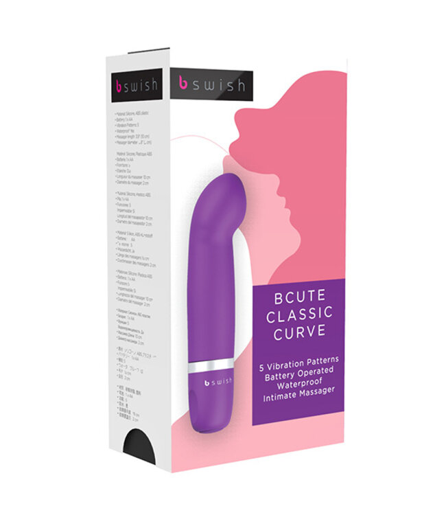 B Swish - bcute Classic Vibrator Curve Paars