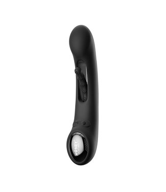 HoneyPlayBox - Tempo-Pressure Sensing App-Controlled Kinky Finger Tapping G-spot Vibrator Black