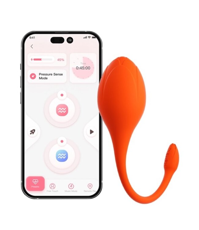 HoneyPlayBox - LILI App-Controlled Egg Vibrator Orange