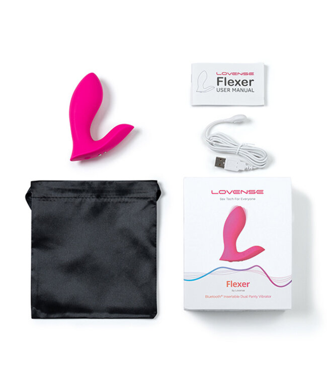 Lovense - Flexer Insertable Dual Panty Vibrator