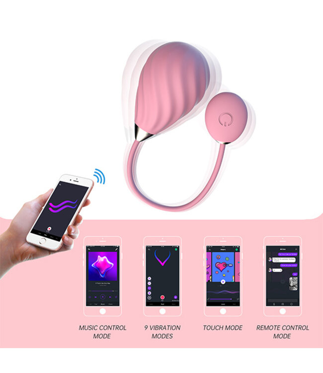Magic Motion - Magic Sundae App Controlled Love Egg Pink