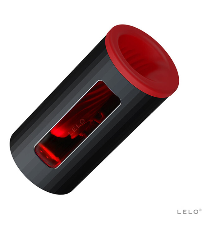 Lelo - F1 V2 Masturbator Zwart & Rood