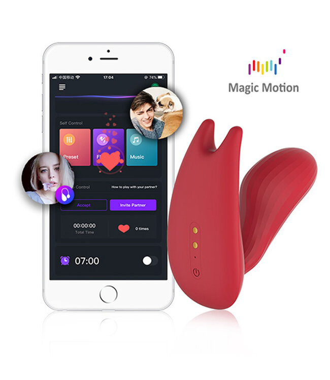 Magic Motion - Umi Smart Wearable Dual Motor Vibrator Red