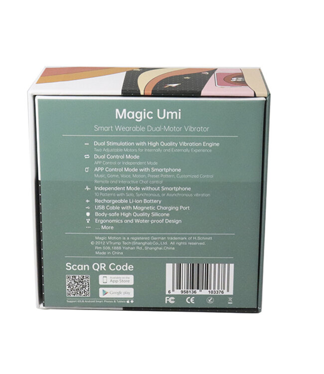 Magic Motion - Umi Smart Wearable Dual Motor Vibrator Red