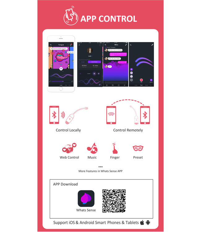 Magic Motion - Vini App Controlled Love Egg Oranje