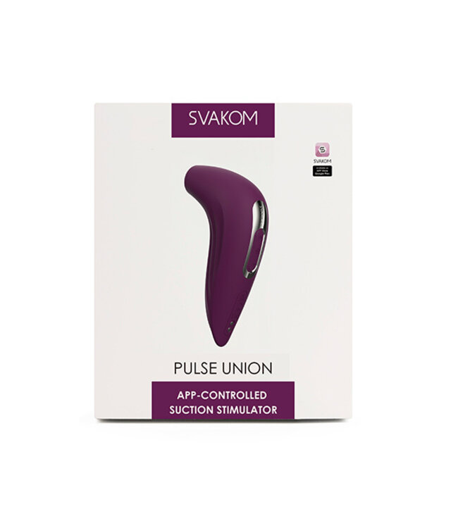 Svakom - Pulse Union App-Controlled Suction Stimulator Paars
