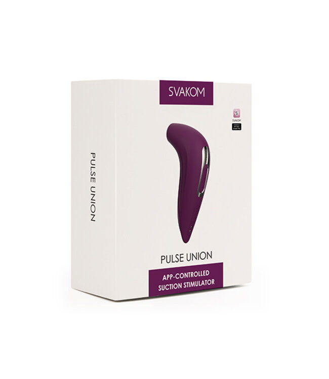 Svakom - Pulse Union App-Controlled Suction Stimulator Paars
