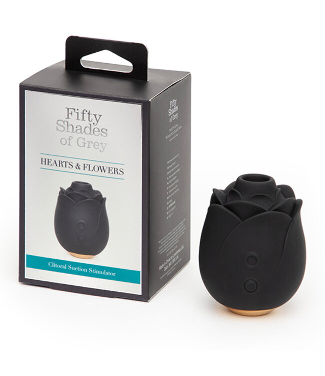 Fifty Shades of Grey - Suction Rose Zwart