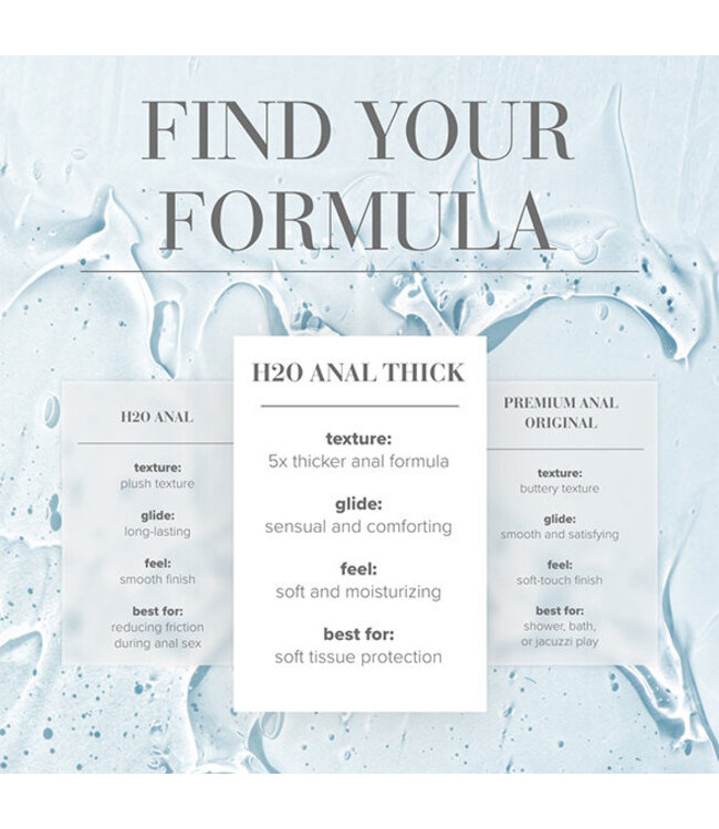 System JO - H2O Anal Thick Lubricant - 120 ml