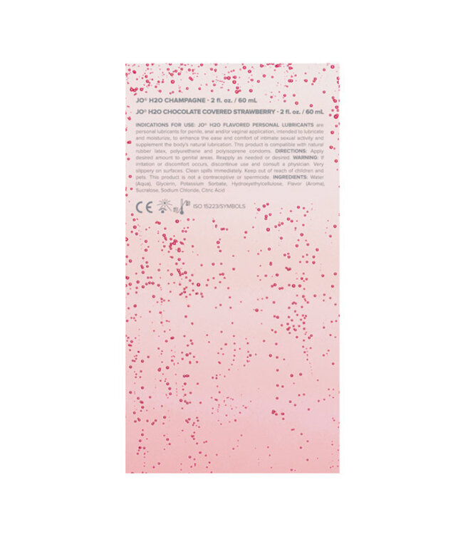 System JO - Sweet & Bubbly Set Champagne & Chocolate Covered Strawberry