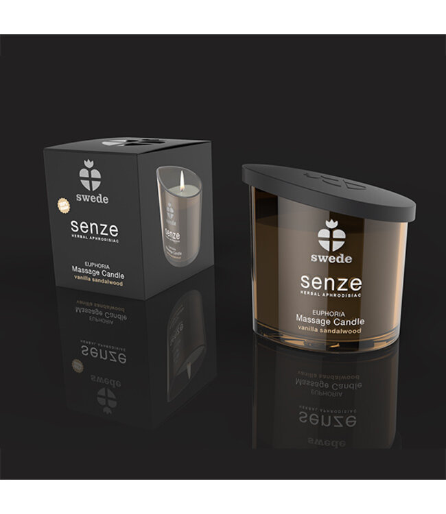 Swede - Senze Euphoria Massage Candle Vanilla Sandalwood 50 ml