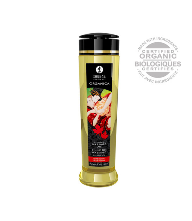 Shunga - Massage Olie Organica Ahornsiroop