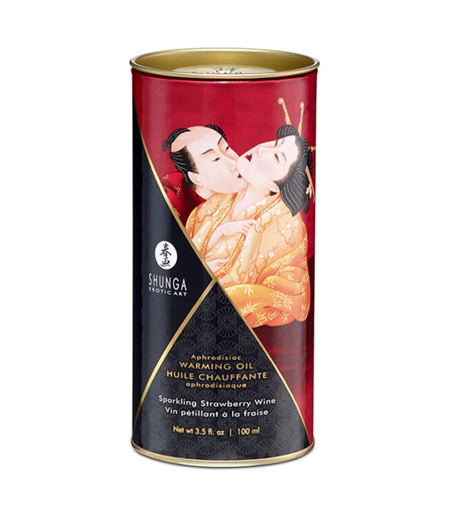 Shunga - Aphrodisiac Verwarmende Olie Aardbeienwijn 100 ml