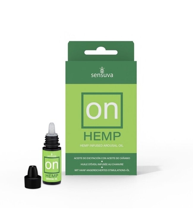 Sensuva - ON Arousal Oil voor Haar Hennep Olie Infused 5 ml