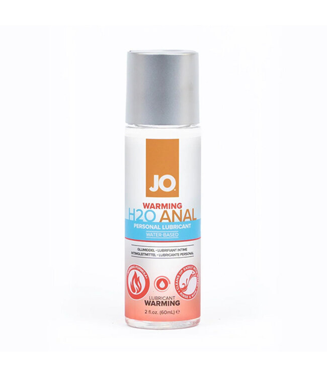 System JO - Anaal H2O Glijmiddel Warm 60 ml
