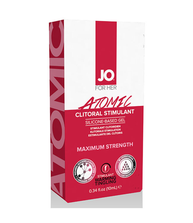 System JO - For Her Clitoral Stimulant Warming Atomic 10 ml