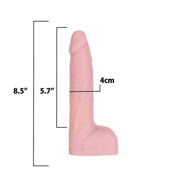 Swan - Naked Addiction 21,6cm Maximum Thrusting & Vibrating Dong Beige