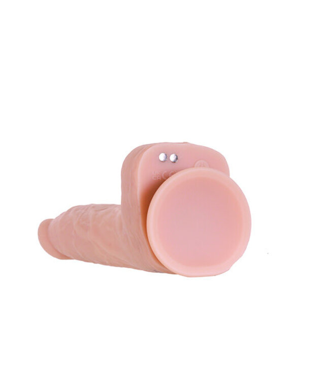 Swan - Naked Addiction 21,6cm Maximum Thrusting & Vibrating Dong Beige
