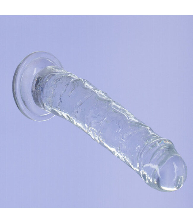 Addiction - Crystal Addiction 20 cm Vertical Clear TPE