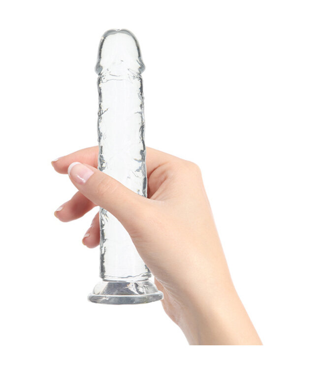 Addiction - Crystal Addiction 20 cm Vertical Clear TPE