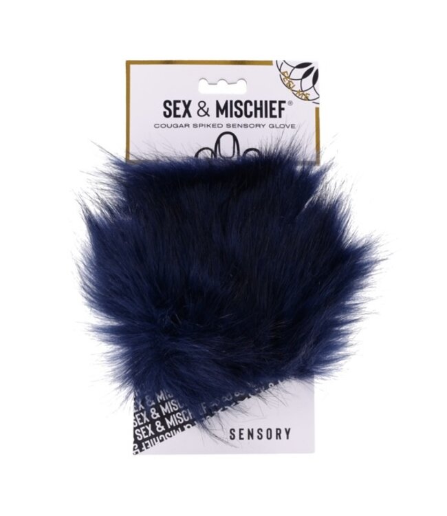 Sportsheets - Cougar Spiked Sensory Glove Blue