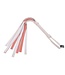 Sportsheets Sportsheets - S&M Peaches ‘n CreaMe Stripe Flogger Cream & Orange