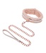 Sportsheets Sportsheets - S&M Peaches ‘n CreaMe Fur Collar & Leash Cream