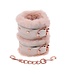 Sportsheets Sportsheets - S&M Peaches ‘n CreaMe Fur Handcuffs Cream