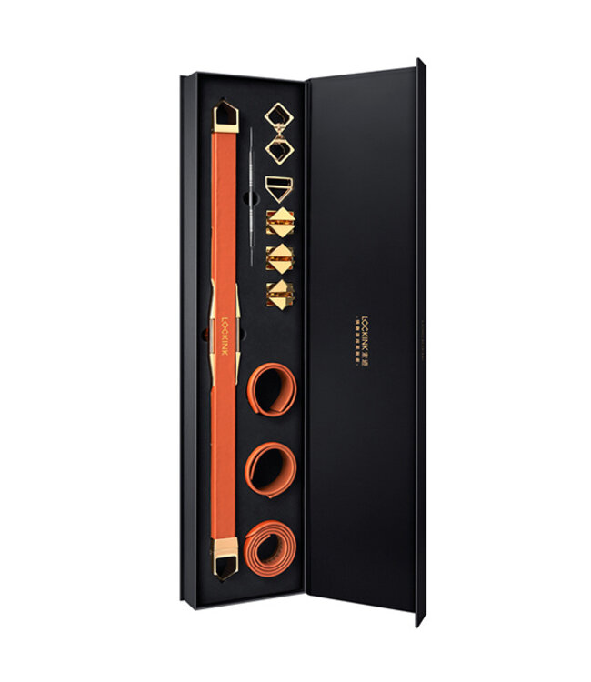 LOCKINK - Adjustable Spreader Bar Set Brown