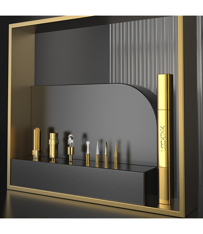 LOCKINK - 5-head Flirting Tickler - Golden