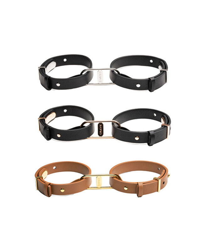 Crave - ICON Cuffs Black/Rose Gold