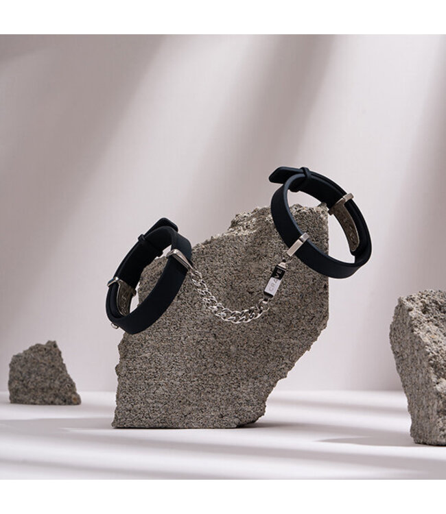 Crave - ID Cuffs Black/Silver
