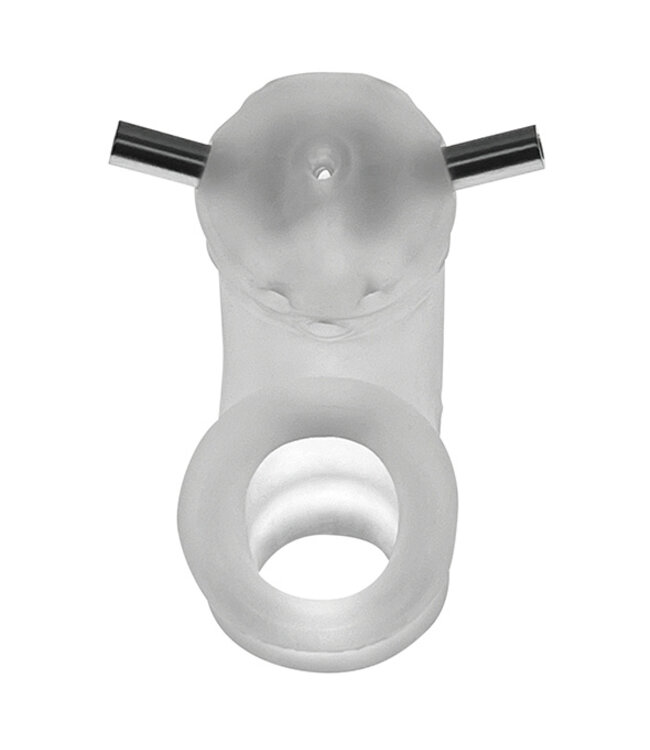 Oxballs - Airlock Electro Air-Lite Vented Chastity Clear Ice
