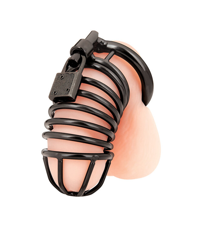 Blueline - Deluxe Chastity Cage Black