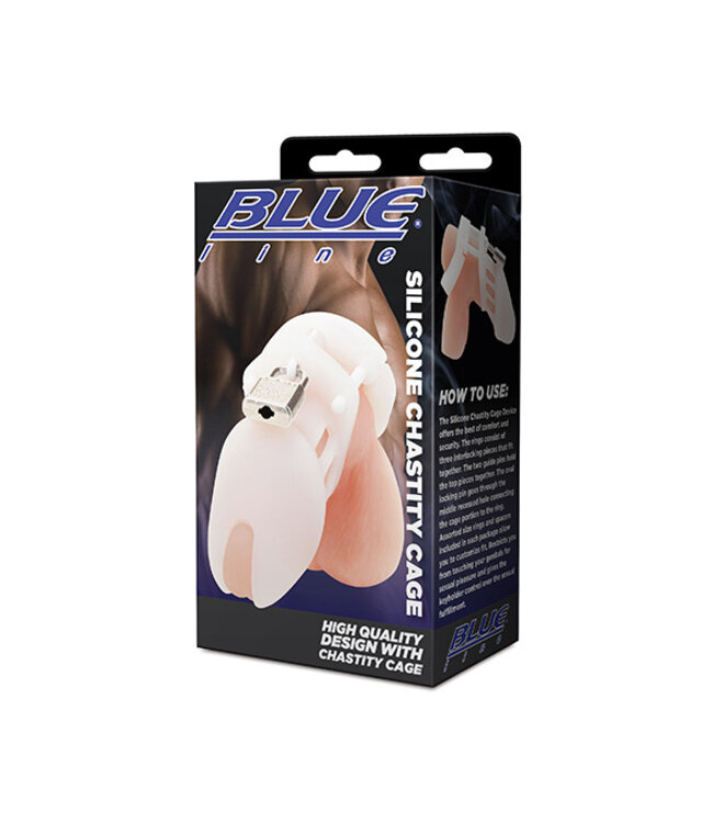 Blueline - Silicone Chastity Cage