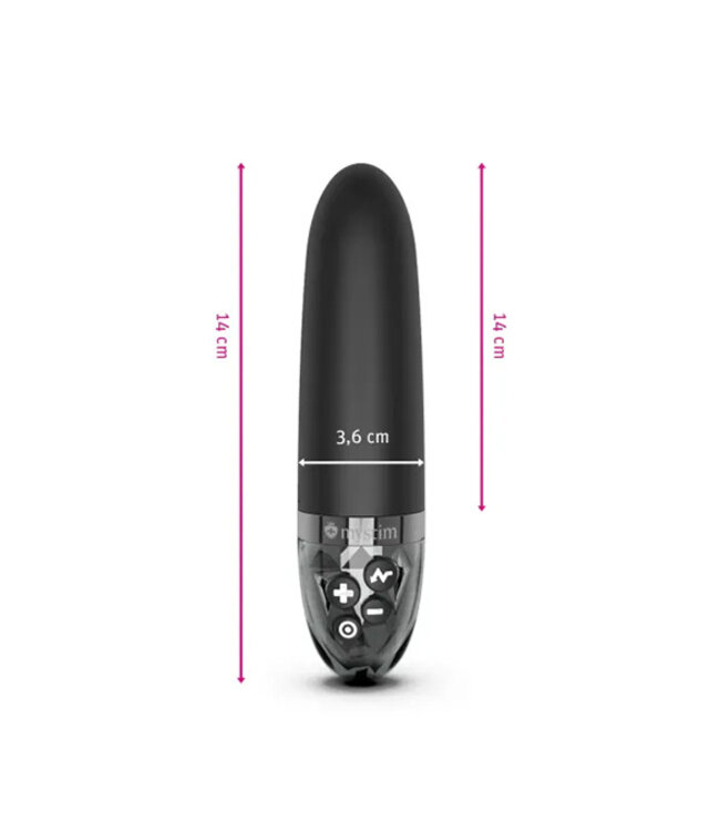 Mystim - Sleak Freak eStim Vibrator Zwart